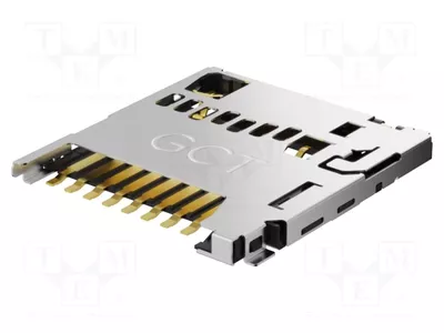 MicroSD connectors from Global Connector Technology (GCT)