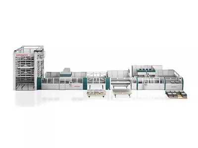 Salvagnini S4 + P4 linje - Flexibelt tillverkningssystem