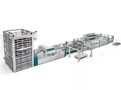 Salvagnini S4 + P4 linje - Flexibelt tillverkningssystem