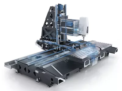 Innovative concept in the travelling column series
